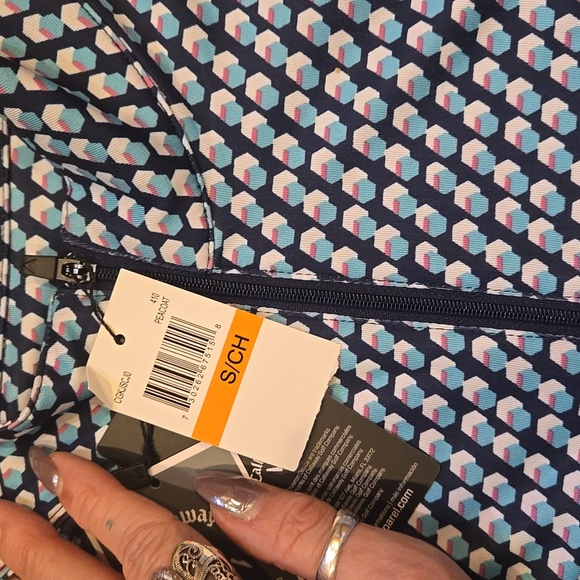 New Callaway Weather Series Opti-Dri Peacot Design Print 1/4 Zip Jacket - Picture 6 of 9